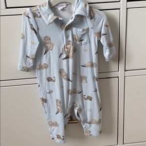 Angel Dear Collared Romper